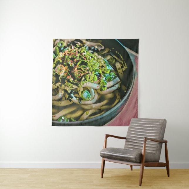 Noodle lover design tapestry (In Situ)