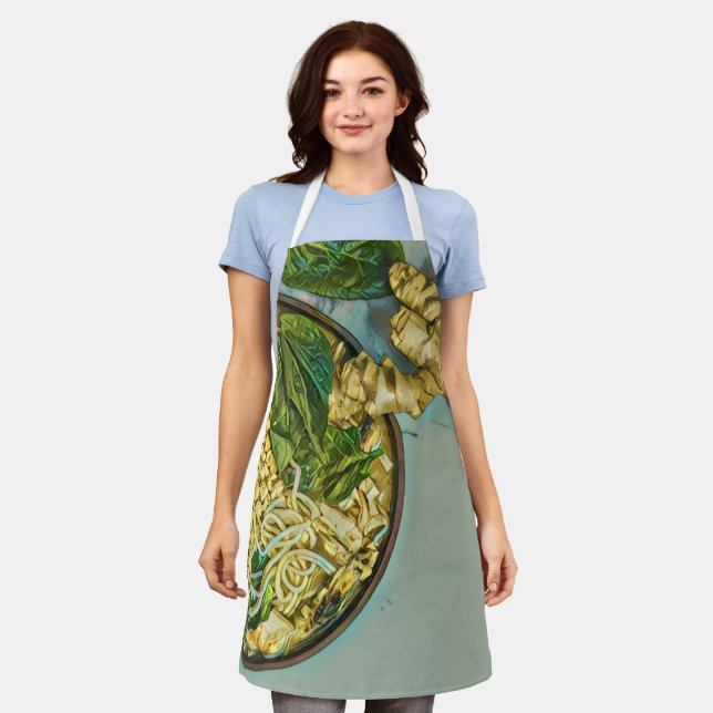 Noodle lover gift apron (Worn)