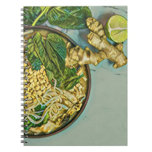 Noodle lover gift notebook