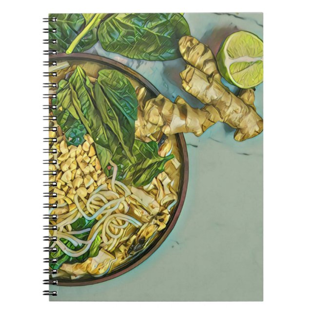 Noodle lover gift notebook (Front)