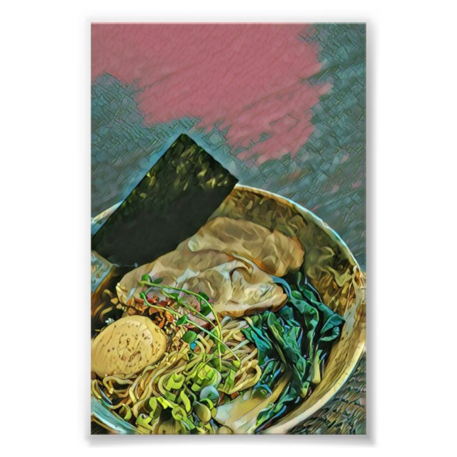 Noodle lover gift photo print (Front)