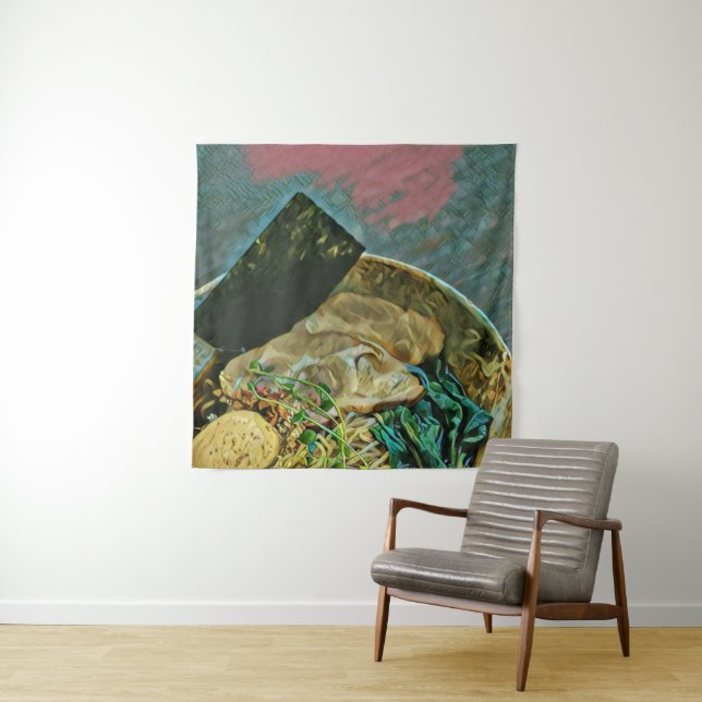 Noodle lover gift tapestry (In Situ)