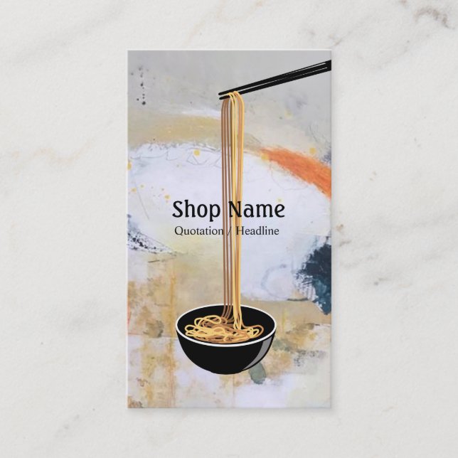 Noodle Shop Business Card (Front)