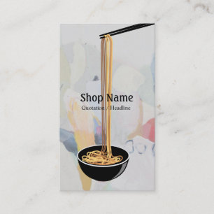 Noodle Shop Business Card