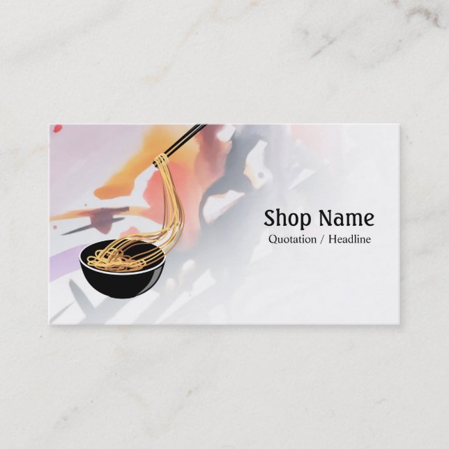 Noodle Shop Business Card (Front)
