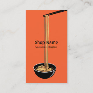 Noodle Shop Business Card