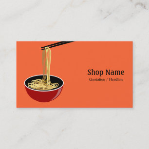 Noodle Shop Business Card