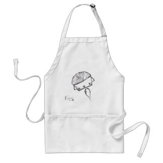 Noodle Spaceship Apron