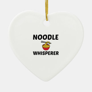 NOODLE WHISPERER CERAMIC ORNAMENT