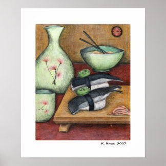 Noodles and Fishes Poster