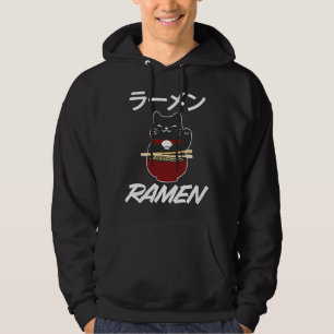 Noodles Anime Manga Funny Cute Japan Otaku Cat Hoodie