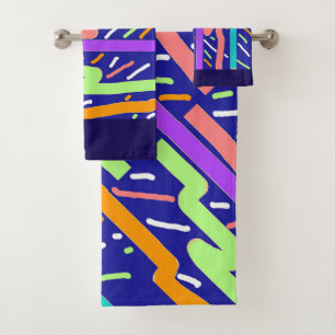 Noodles bath towel set