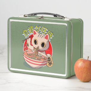 Noodles Cat !!! Metal Lunch Box