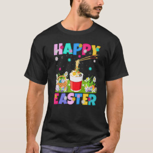 Noodles  Happy Easter Bunny Cup Noodles Easter Sun T-Shirt
