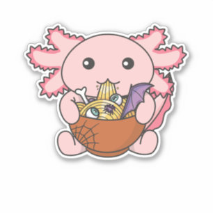 Noodles Japanese Noodles Halloween Axolotl Ramen