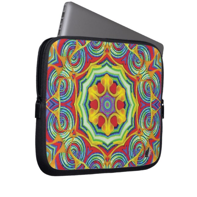 Noodles Kaleidoscope Laptop Sleeve (Front Right)