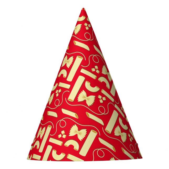 Noodles Pasta Kid 1st Birthday Party Italian Party Hat (Front)