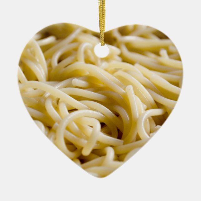 Noodles pattern ceramic ornament (Front)