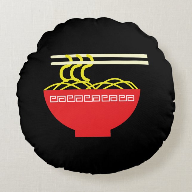 Noodles Round Cushion (Front)