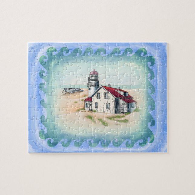 Noon Lighthouse Jigsaw Puzzle (Horizontal)