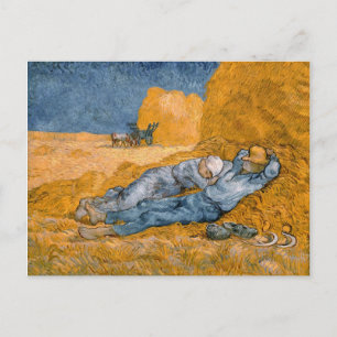 Noon – Rest from Work by Vincent Van Gogh Postcard