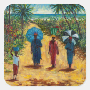 Noon Stroll 2010 Square Sticker