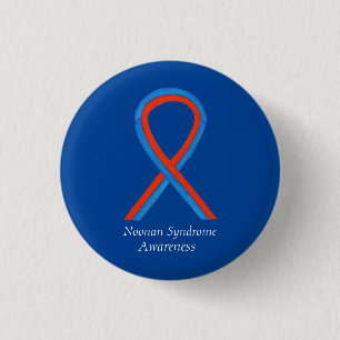 Noonan Syndrome Awareness Ribbon Button Pins