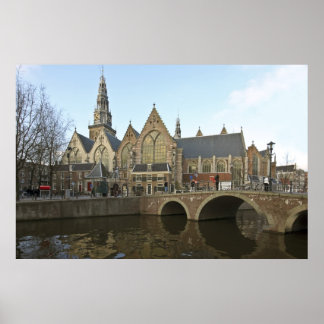 Noorderkerk in Amsterdam the Netherlands Poster