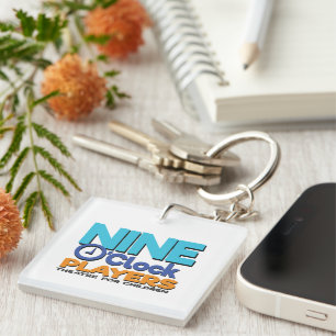 NOP Colour Logo keychain