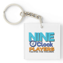 NOP Colour Logo keychain