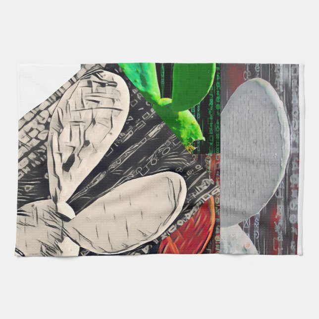 Nopales.io Kitchen Towel  (Horizontal)