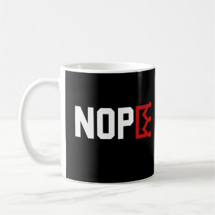 Nope Anti-Monarchy Crown Coffee Mug Funny