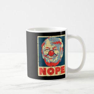 Nope Anti Trump Clown Vintage Retro Impeach No Don Coffee Mug