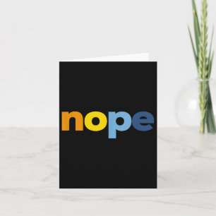 Nope Aroace Pride Lgbtq - Lgbt Aro Ace Aromantic A Card