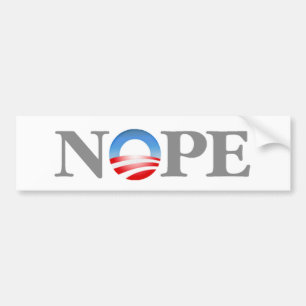 NOPE BUMPER STICKER