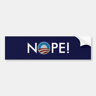 Nope! Bumper Sticker