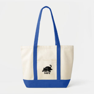 NOPE Cat Funny for Cat Lovers Tote Bag