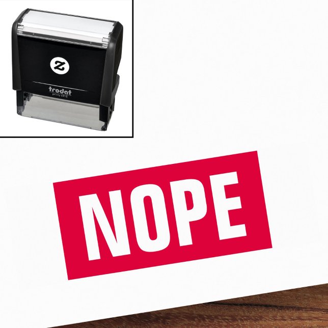 Nope funny self-inking stamp (Nope funny self-inking stamp)