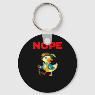 Nope I Cant Go to Hell Satan Has Restraining Order Key Ring