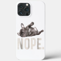 Nope Lazy French Bulldog Lover Gift