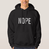 Nope Men's Black Hoodie