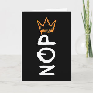 Nope No Kings America Democracy Anti-Trump I Card