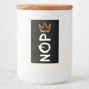 Nope No Kings America Democracy Anti-Trump I Food Label