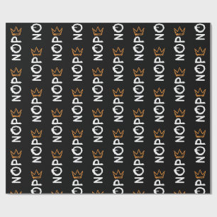 Nope No Kings America Democracy Anti-Trump I Wrapping Paper