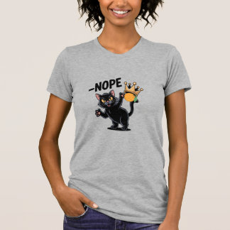 Nope, No Orange Kings says Cat H Grey T-Shirt