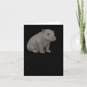 Nope Not Today Cute Mars The Hip Funny Lazy Quote  Card