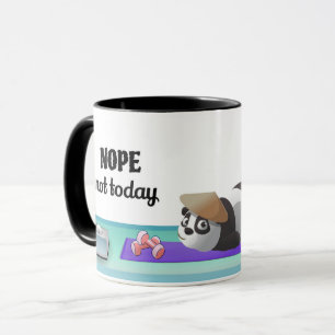 "Nope Not Today" Panda Coffee Mug