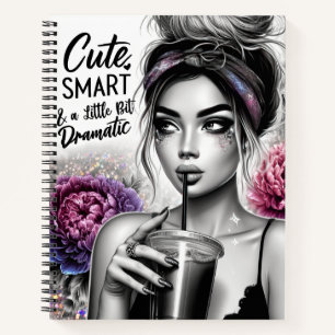 Nope not today sassy woman funny women sister mum notebook