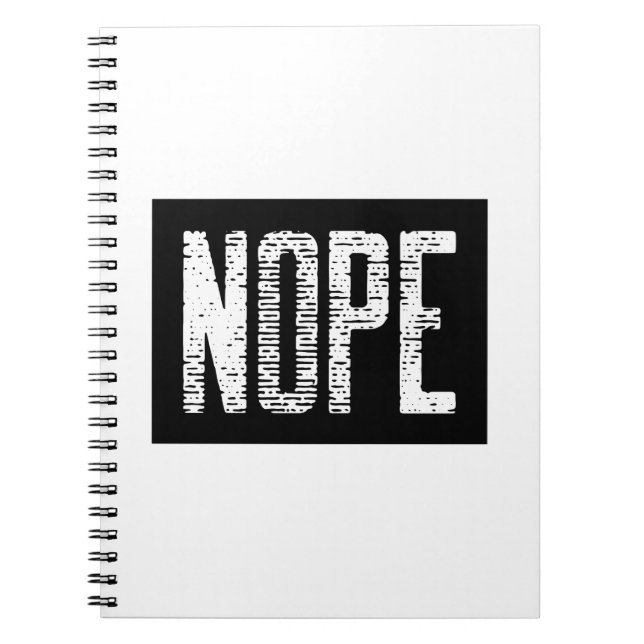NOPE NOTEBOOK (Front)
