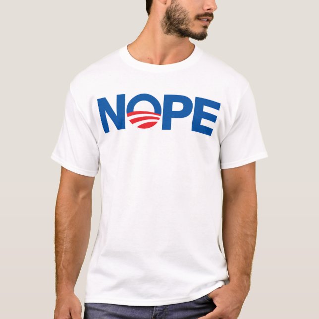 Nope Obama T-Shirt (Front)